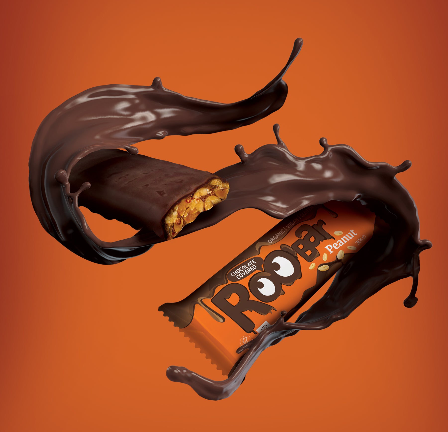 Bio Schokoriegel mit Erdnuss (16 Riegel)