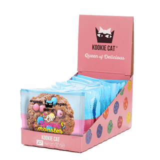 Kookie Cat Cookie Bio Cookie Lil Monster mit Schokolinsen