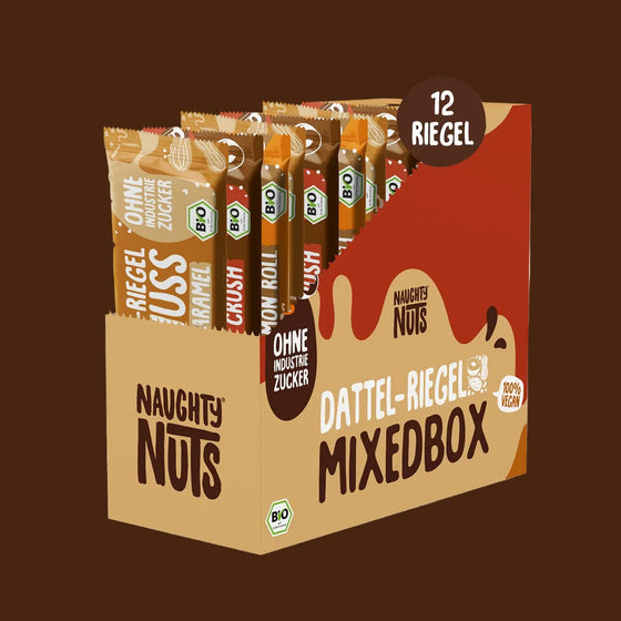 Bio Nussmus-Dattel-Riegel Mixed Box