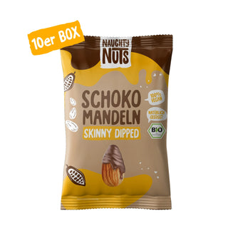 Bio Schoko-Mandeln (skinny dipped) 10er Box