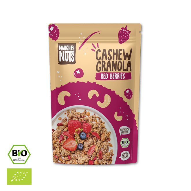 Bio Cashew Granola Red Berries