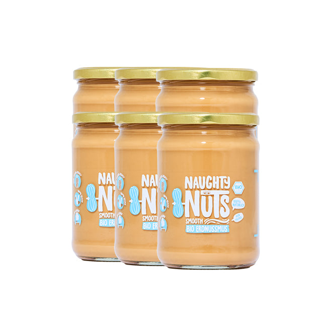 Bio Erdnussmus Smooth (500g Glas)