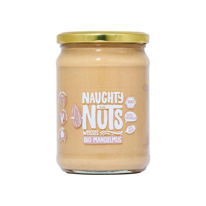Bio Weißes Mandelmus (500g Glas)
