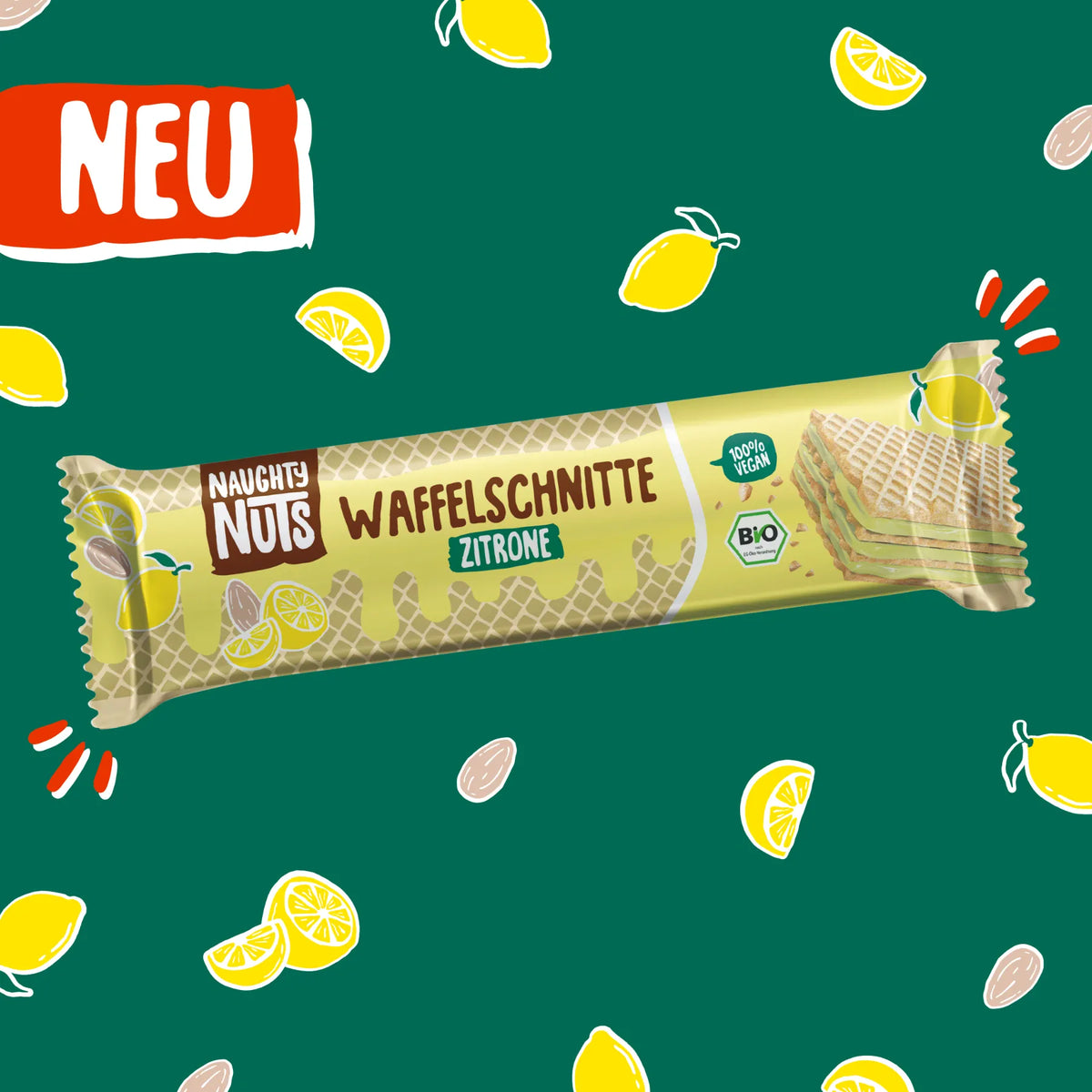 Waffelschnitte Zitrone