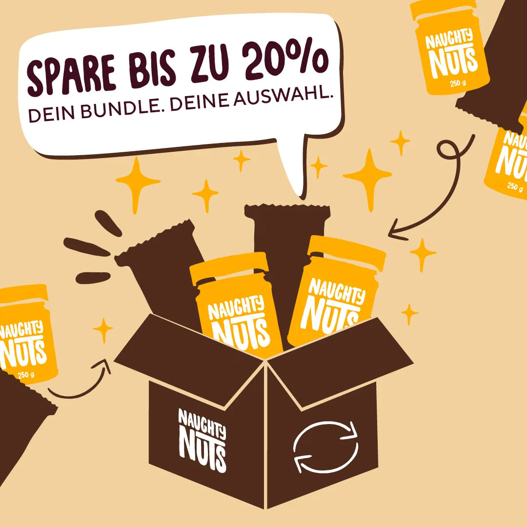 Naughty Nuts Bundle Grafik mit Rabattangebot von bis zu 20 Prozent