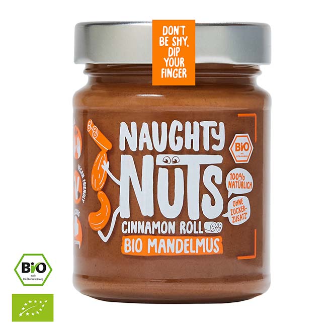 Bio Mandelmus Cinnamon Roll
